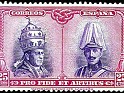 Spain 1928 Pro Catacumbas 25 CTS Carmin Y Violeta Edifil 425